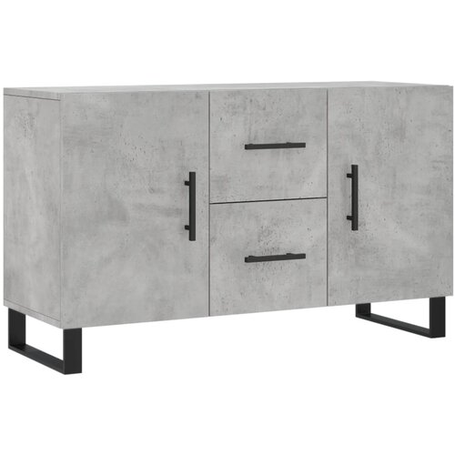 VidaXL Komoda betonsko siva 100x36x60 cm inženirski les, (20804935) Slike