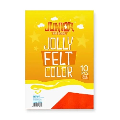Junior jolly color felt fini filc a4 10k - odaberite nijansu crvena ( 135030 ) Cene