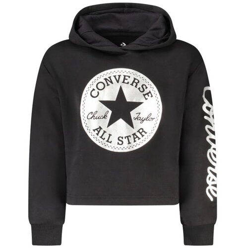 Converse Dječja Crna Hoodie s Patentnim Zatvaračem Cijene