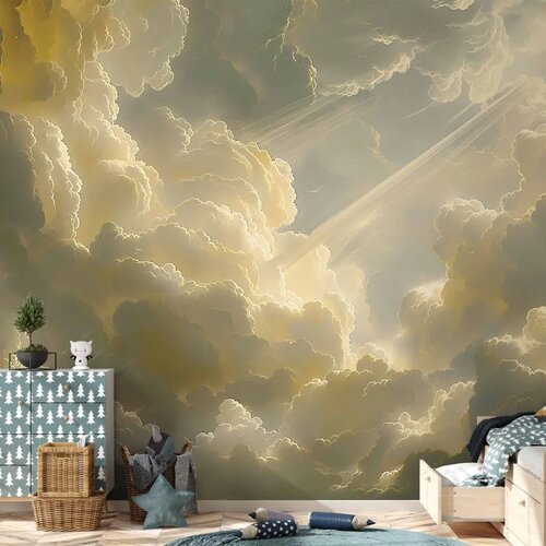  Foto tapeta - Enchanting Play of Colors Against a Backdrop of Clouds 300x210 Cene