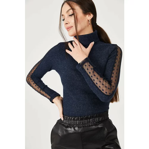 armonika Sweater - Navy blue - Fitted