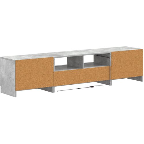  LED TV kabinet UTRECHT 3 kom. Betonska siva Konstruirano drvo 81 x 35 x 40 cm Slike