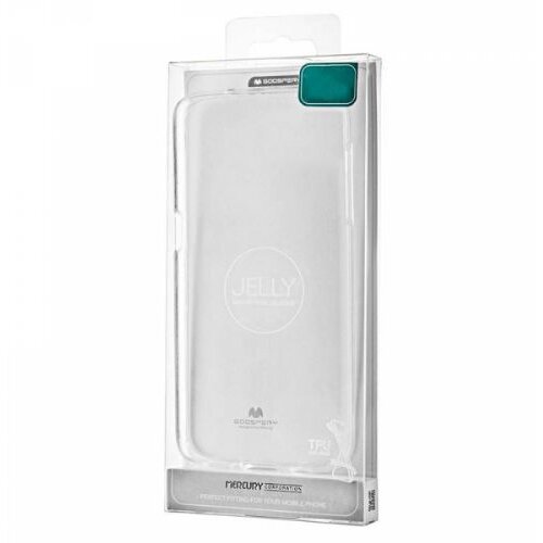 Goospery jelly tanek silikonski ovitek (0,3) za iPhone 13 6,1 - prozoren Slike