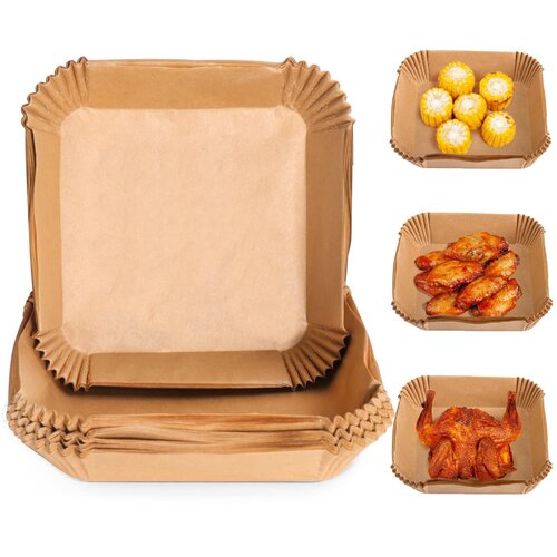 INF Air Fryer papir za enkratno uporabo za cvrtnike 20x20 cm 100-pak Nature, (21247959) Cene