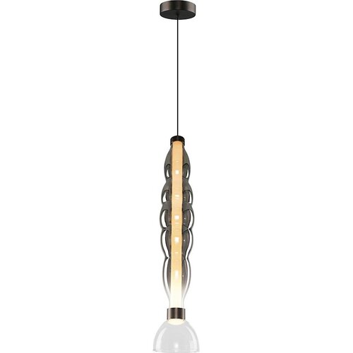  LED luster na sajli LUCCO LED/18W/230V, prečnik 15 cm, u zadimljenoj boji Cene