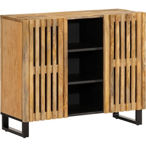 vidaXL Komoda 90x34x75 cm trden robusten mangov les Cene