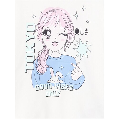 LC Waikiki Crew Neck Printed Girl&amp;#039;s Pajama Set Slike