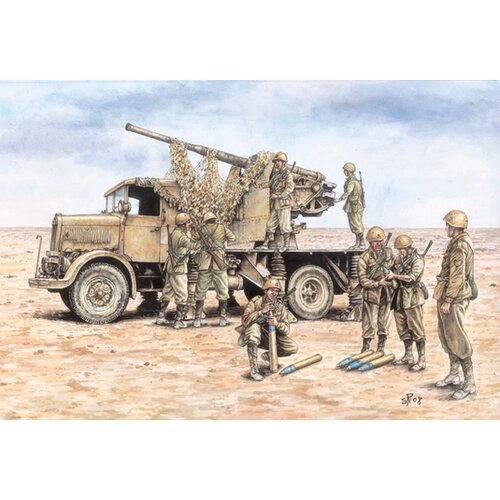 Italeri 1:72 Autocannon 3ro z 9 modeli bojnih vozil in vojakov Slike