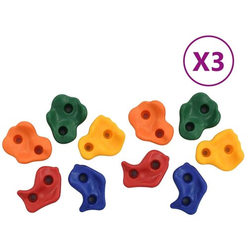 vidaXL kamenje za penjanje 30 kom PE raznobojno Cijene