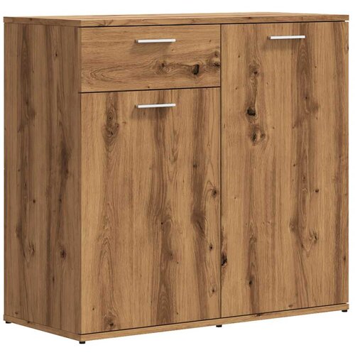 Maison Chic Komoda - Predalnik artisian hrast 80x36x75 cm konstruiran les, (21717572) Slike