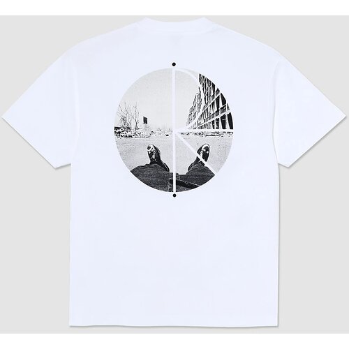 Polar Skate Fill Logo Happy Sad T-shirt white Cene