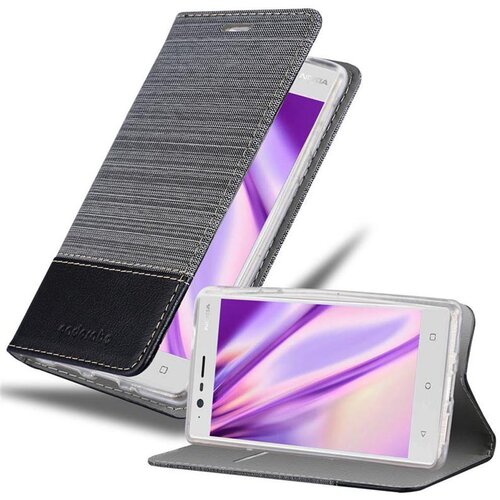 Cadorabo Case, združljiv z Nokia v sivi črni barvi - za&scaron;čitni pokrov z magnetnim zapiranjem, stoječo funkcijo in režo za kartico, (20564150) Cene