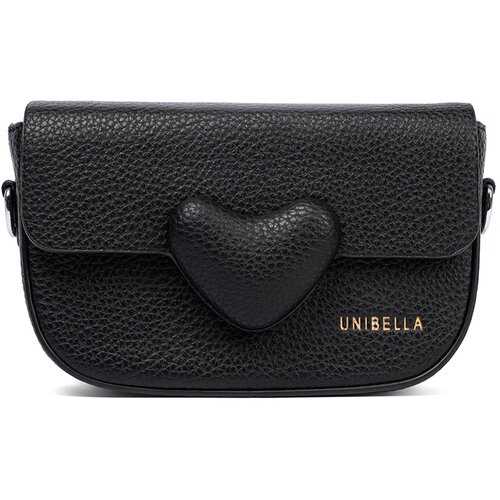Shelvt Women's black handbag with a decorative clasp Cene