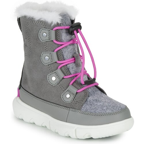 Sorel YOUTH EXPLORER LACE WP Siva Slike