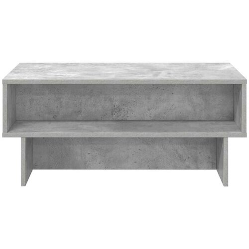  Stolić za kavu Betonski sivi 80 x 46 x 35 cm Konstruirano drvo Slike