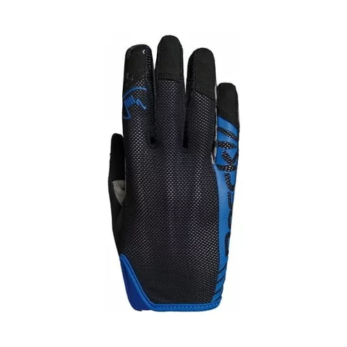 Roeckl Mladinske jahalne rokavice "Torino" črno/modre - 7.5