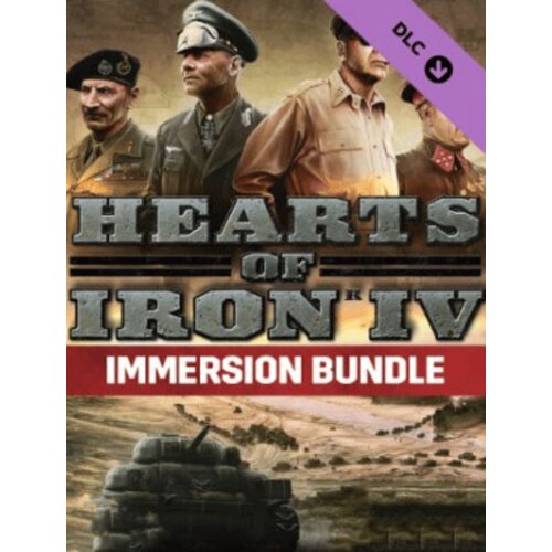 Steam Hearts of Iron IV: Immersion Bundle (DLC) Key GLOBAL Cene