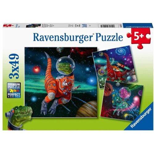 Ravensburger Dinosaurusi u svemiru RA05127-puzzle Slike