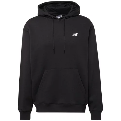 New Balance Sweater majica 'Essentials' crna / bijela