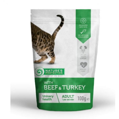 Natures Protection NP Adult Urinary Health Beef and Turkey - 100g Cene