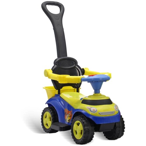  Guralica auto sa ručkom plavo-žuta Cene