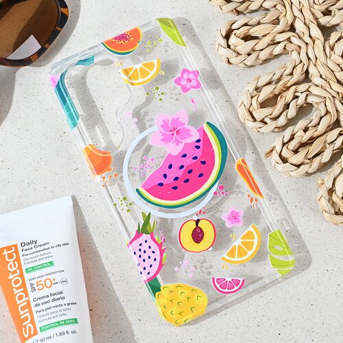  Maska za Samsung Galaxy S25 Ultra Summer Fruits Print Magsafe Cene