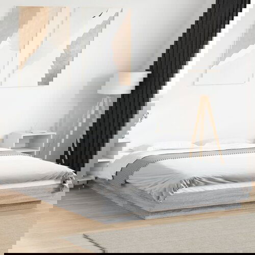Furnova Posteljni okvir siva sonoma 120x190 cm inženirski les, (21938618) Slike