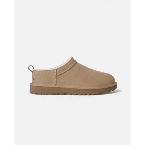 Ugg Natikači W Classic Micro Sand Bež Cene