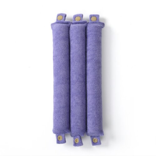 INF 3-paketni gumlji za brisače za kodre brez toplote Purple, (21683780) Cene