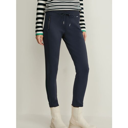 CA ženske pantalone, Skinny Fit, Zip Džepovi, Teget Slike