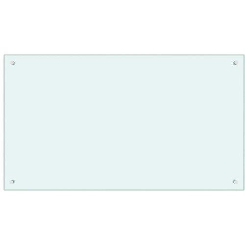  Kuhinjski zid 2 pcs Bijelo 100 x 60 cm Staklo otporno na udarce Slike