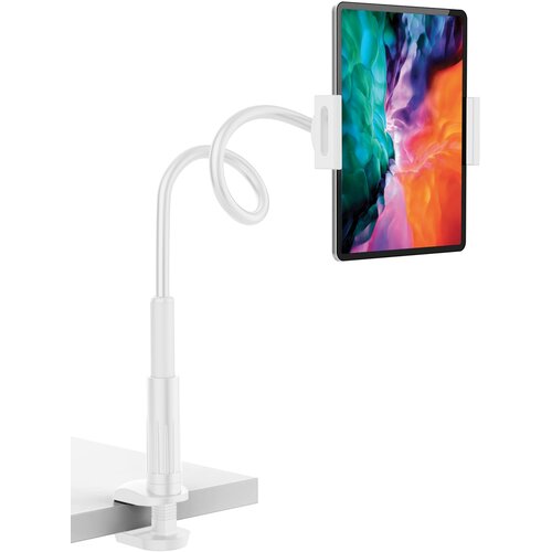 Cadorabo Fleksibilno držalo za tablični računalnik za mobilne telefone v beli barvi za doma, (20622085) Slike