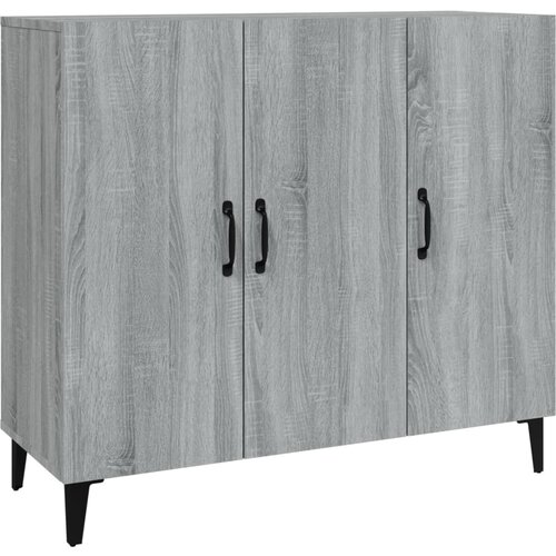 Maison Chic Komoda - Predalnik siva sonoma 90x34x80 cm konstruiran les, (21717747) Cene