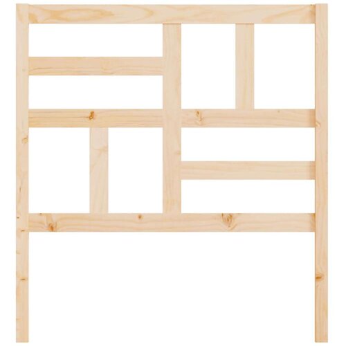  Uzglavlje za krevet 81 x 4 x 104 cm od masivne borovine Slike