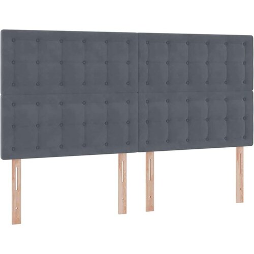  Krevet s od storage s madracem Tamno siva 200 x 200 cm Bar&amp;scaron;un - Tamno siva 200 x 200 cm Gumbi Slike