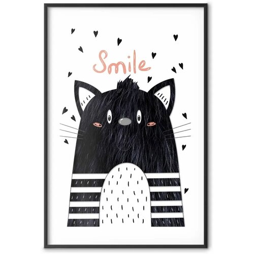  Plakat - Smile 60x90 Crni okvir s margom Slike