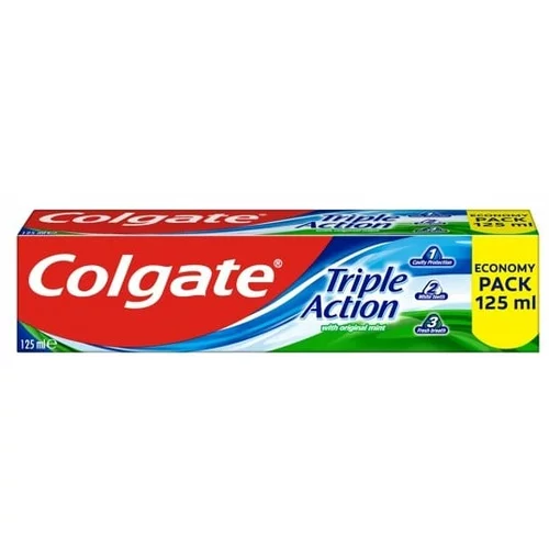Colgate Triple Action XXL pack zobna pasta 125 ml