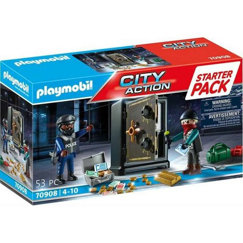 Playmobil playset City Action Starter Pack Safe 70908 Slike