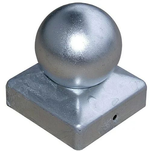  Kapica za stup (70 x 70 mm, S kuglicom, Metal)