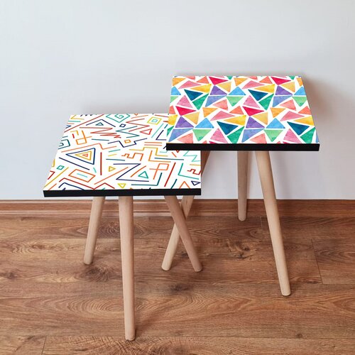 Hanah home Set 2 stočića 2Shp514 Multicolor Cene