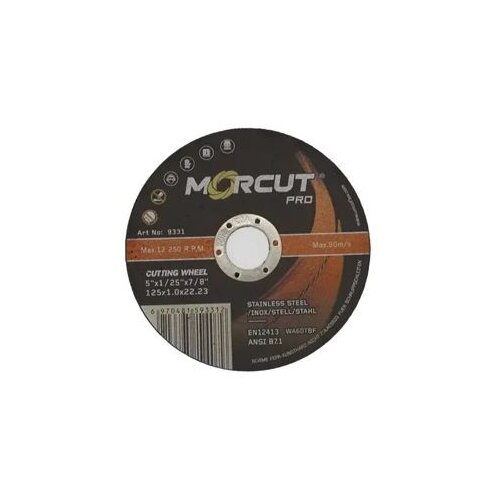  Ploča rezna 125x1 metal/inox MORCUT PRO Slike