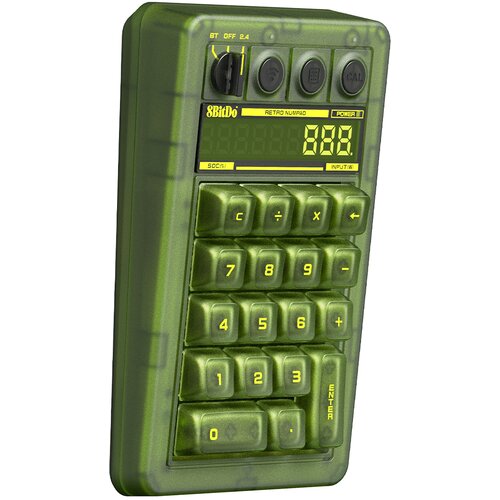 8BitDo Retro 18 Xbox Edition brezžična mehanska numerična tipkovnica zelene barve za PC in mobilne telefone Cene