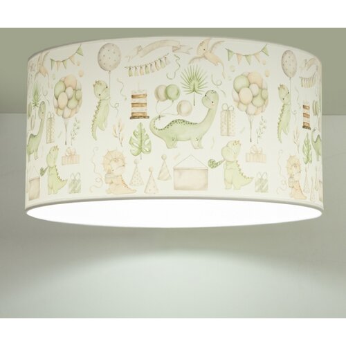  Dečije plafonsko svetlo KIDS ROOM 1xE27/60W/230V prečnik 40 cm dinosaurus Slike