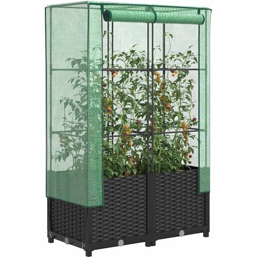  Povišena gredica s pokrovom za staklenik 80 x 40 x 138 cm Cene