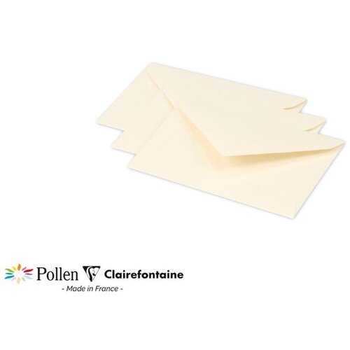 Clairefontaine kuverte Pollen 75x100mm 120gr perlasto cream 1/20 Cijene
