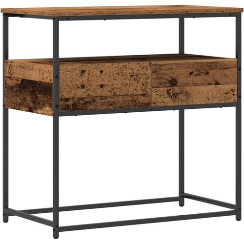 VidaXL Konzolni stol Staro drvo Drvo, Metal 75 x 40 x 75 cm Ekstra visok Slike
