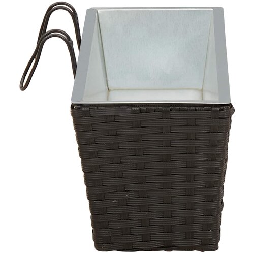  Ograda 2 pcs Crna 50 x 17 x 17 cm Metal Slike