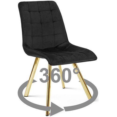  Okretna stolica CIEZA 360, crni bar&scaron;un, zlatne metalne noge Cijene