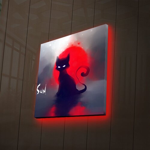 Wallity Slika sa LED osvetljenjem 2828DACT-46, 28x28 cm Cene