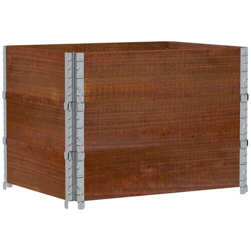 Maison Chic Vrtno korito - Greda - Cvetlični Lonec rjavo 80x60 cm trdna borovina, (21789995) Cene